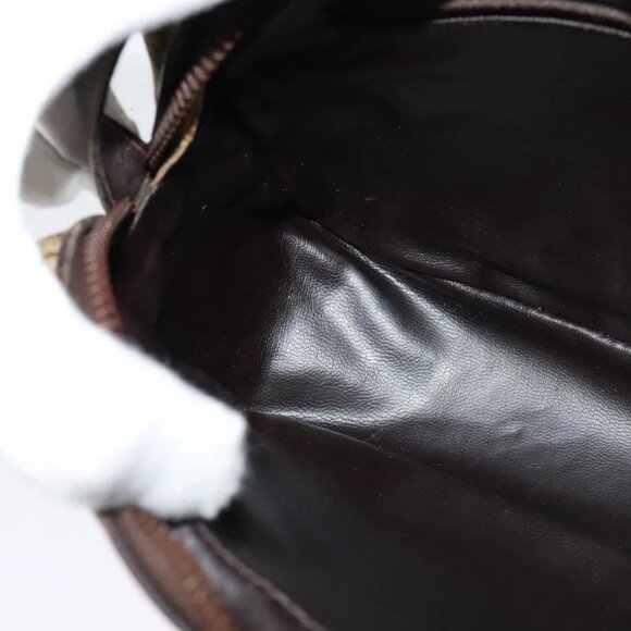 CELINE C Sulky Shoulder Bag Canvas Beige Auth BA757 - Picture 12 of 16